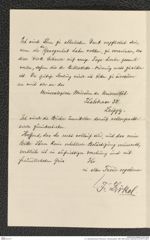 k.k. naturhistorisches Hofmuseum, Intendanzakten 1885-1896 (Hauer), Aktenzahl Z.55/1891, Seite 2